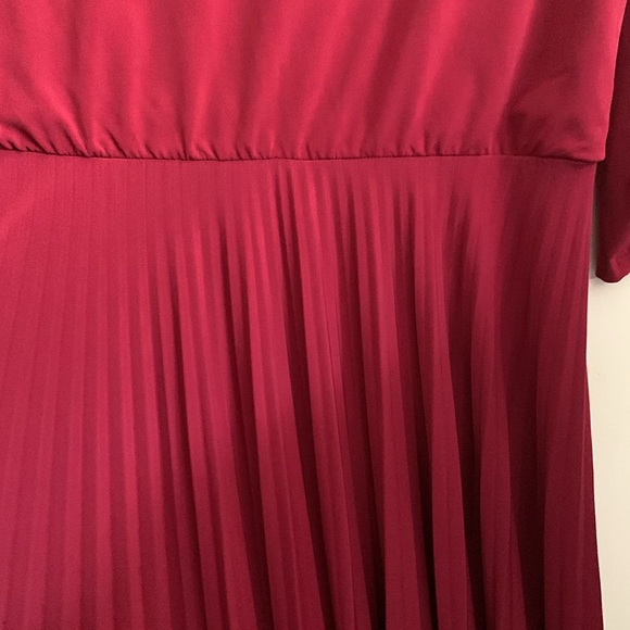 White House Black Market Red Midi Dress - Picture 3 of 5